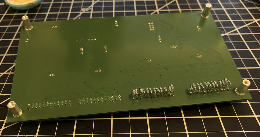 Photo of bodge resistors